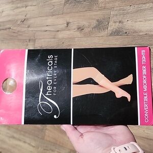 Suntan convertible dance tights